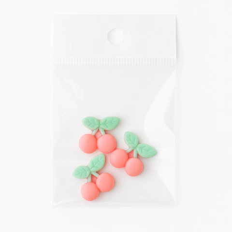 Charm Cerezas resina mate X3 - comprar online