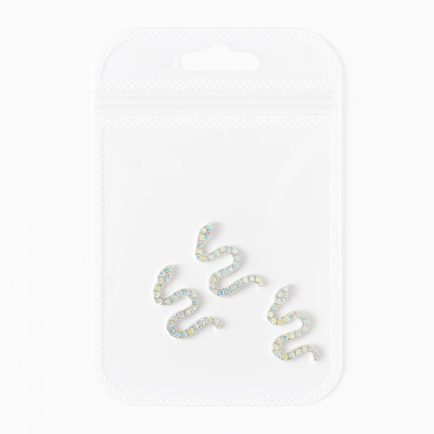 Charms Serpiente Strass X2unidades - comprar online