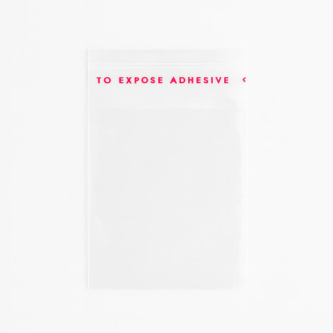 Bolsa transparente autoadhesiva 8x11– Pack x50 unidades