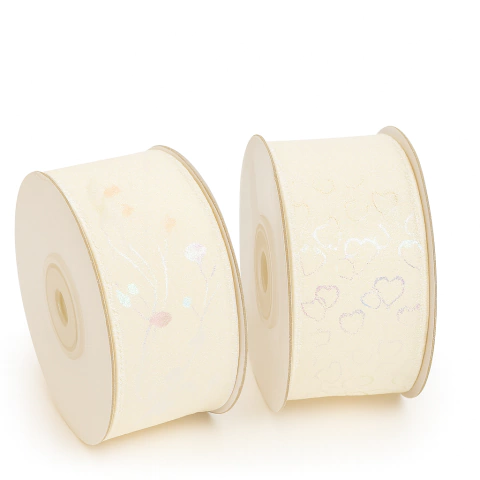 Cinta decorativa con guarda iridiscente – 4,5 cm -Por Metro-