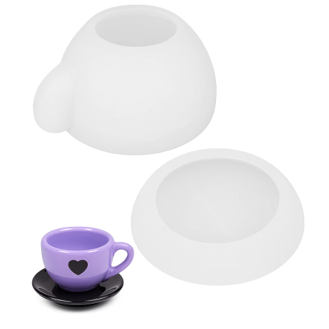 Molde silicona Taza y plato