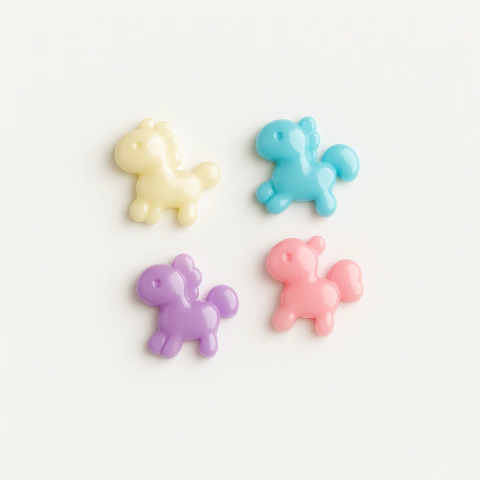 Charms Caballitos Pastel x20