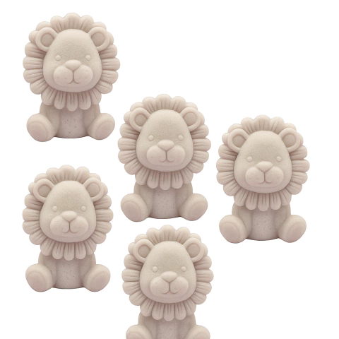 Molde de silicona león bebé