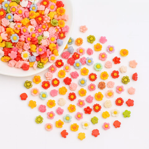 Mini Charms Florales - Pack x25 unidades - comprar online