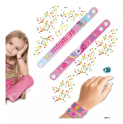 Kit de 2 pulseras diamantes para decorar