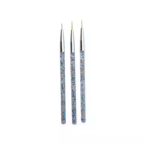 Pincel liner glitter colorido