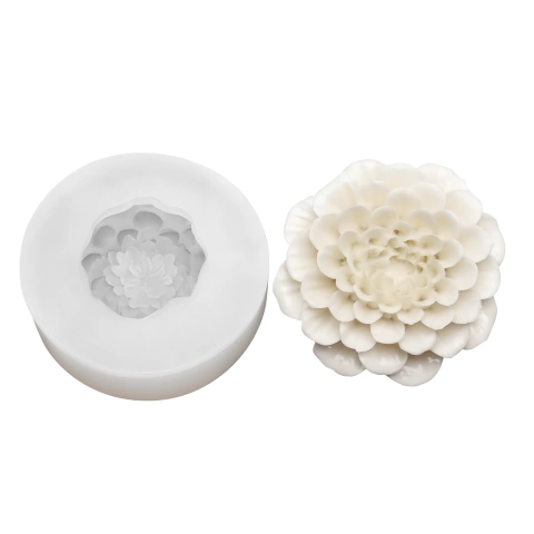 Molde de Silicona Flor Detallada