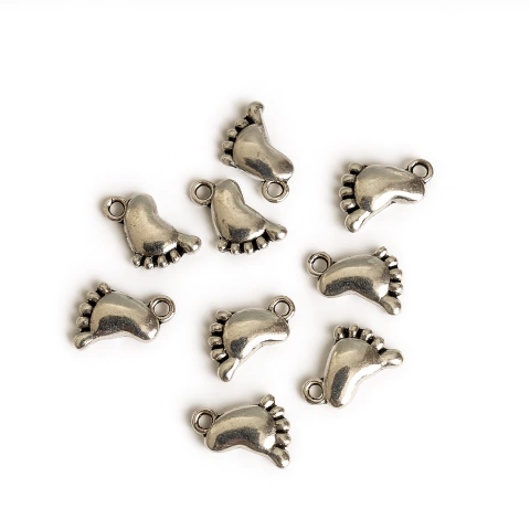 Charms Patitas de Bebé - Pack x5