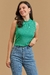 Blusa Viviane Canelada - Verde - comprar online