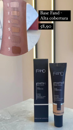 Base Líquida Matte Fand - ISLAIA - Maquiagens 