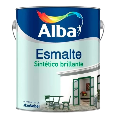 ALBA STD ESMALTE BRILLANTE BLANCO 20 Lt.