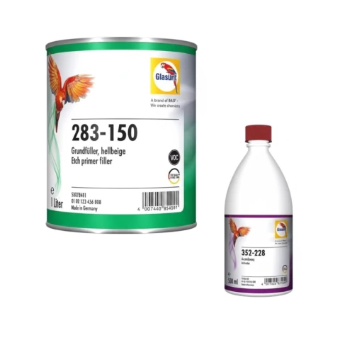 FONDO FOSFATIZANTE 283-150 1 LT + CATALIZADOR 352-228 0.5 LT GLASURIT - comprar online