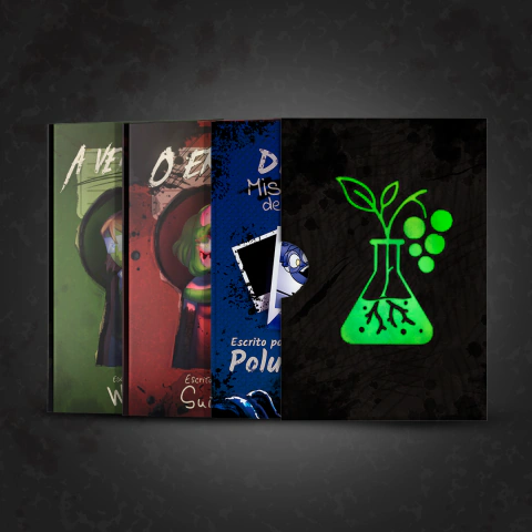 Box Algorithomus: livros Wike, Suika e Pólux.