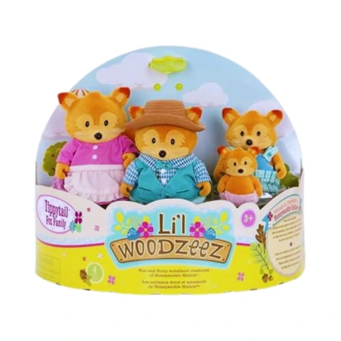 Li´l Woodzeez Set Familia De Zorros