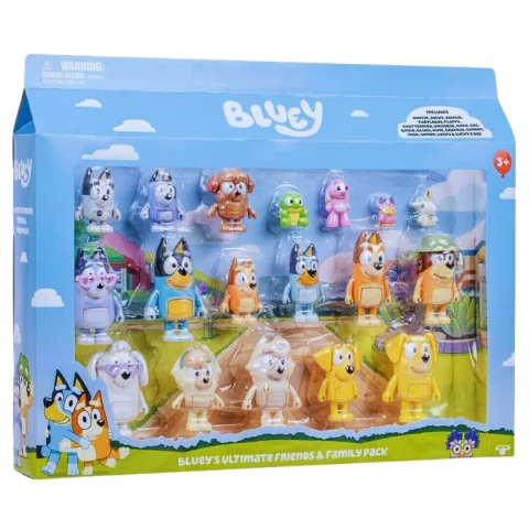 Bluey Pack Neighborhood Friends X 18 Fig Int 19116 Disney Jr - comprar online
