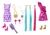 Barbie Cabello Arcoiris Extra Largo Lacio Mattel - tienda online