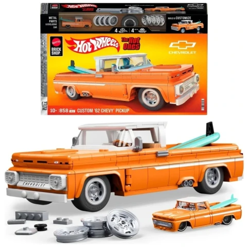 Vehiculo Hot Wheels Construccion 62 Chevy Pickup Jft20