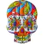 Colchoneta Inflable Fiesta Calavera 193x141 Cm Bestway - comprar online