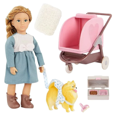 Intek Muñeca Coleccionable Lori Siena Con Mascota y Accesorios