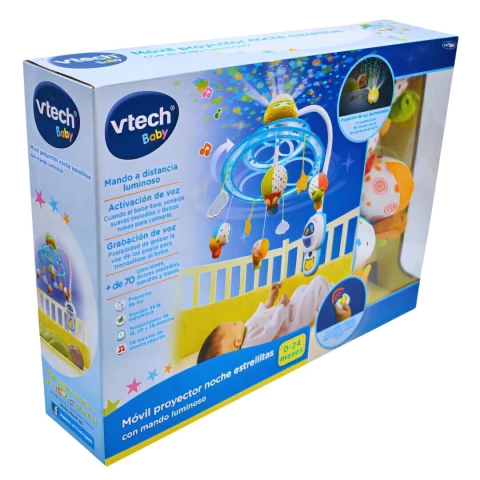 Móvil Cuna Bebés - Movil Proyector Estrellitas Vtech