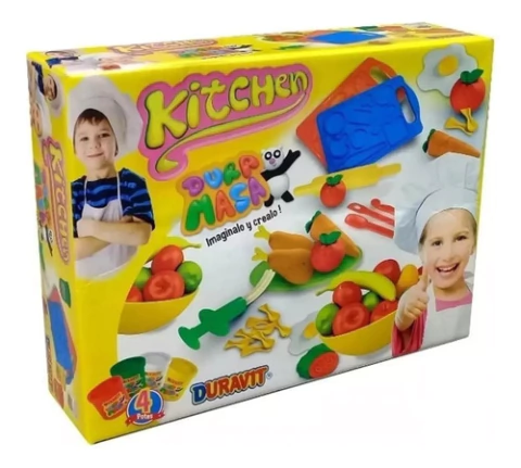 Masa Kitchen 4 Potes Moldes Jugar Y Modelar Duravit