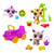 Littlest Pet Shop Set De 3 Mini Mascotas Set Safari en internet