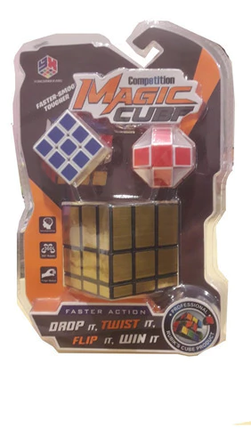 Cubo Magico Mirror Con Mini Cubo 3x3 Y Mini Cubo Snake