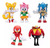 Sonic Figuras Multipack X 5 Personajes Original Jakks en internet