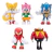 Sonic Figuras Multipack X 5 Personajes Original Jakks en internet