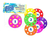 Juego Agua Discos Numerados Sumergibles X6 - comprar online