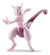 Pokemon Figura De Accion Deluxe Mewtwo