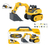 Arma Tu Propio Camion Diy Truck Assembly Excavadora Color Amarillo