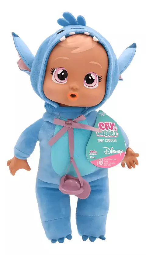 Cry Babies Muñeca Tiny Cuddles Edicion Disney Stitch - comprar online