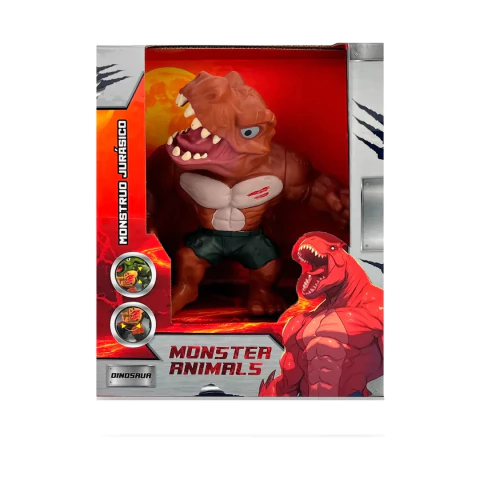 Juguete Muñeco Tiburon Dinosaurio 15cm Articulado Monster