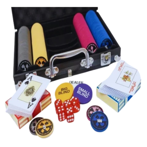 Maletin Fichero Poker X200 Fichas Clay 14gr Black Edition