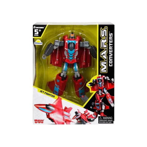 M.a.r.s. Robot Transformer Jet Fighter Muñeco Convertible