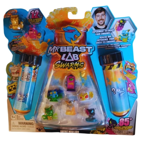Mr Beast Lab Swarms Mega Pack Set X12 Figuras Coleccionables