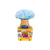 Peluche Wabro Veg 17 Cm Hipoalergénico -Zeek-