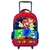 Mochila Mario Bros Con Carro Ruedas 45 Cm Color Multicolor Diseño De La Tela Dibujo