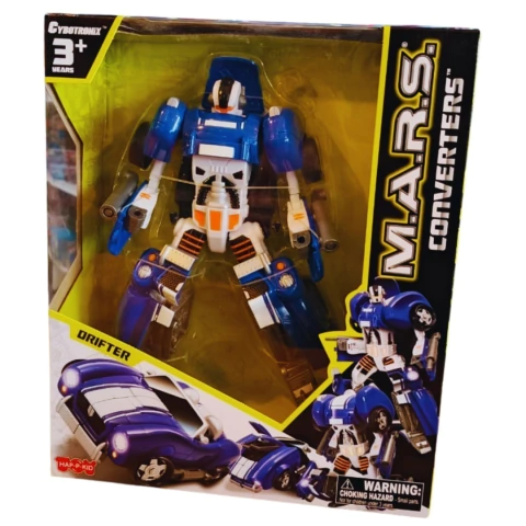 Mars Converters Robot Transformable En auto Azul - comprar online