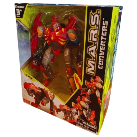 Mars Converters Robot Transformable En Dinosaurio Rojo - comprar online