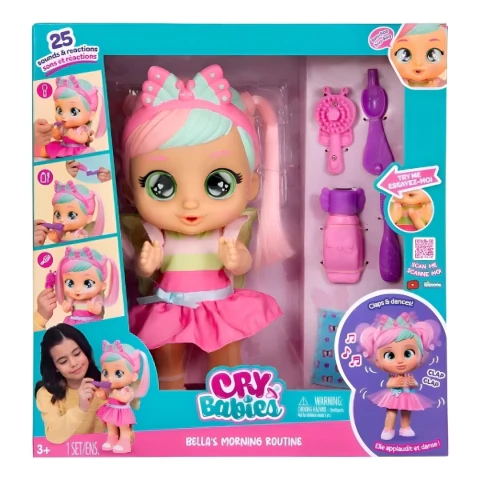 Muñeca Cry Babies Bella Morning Interactiva - comprar online
