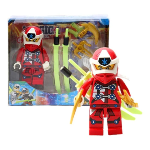 Muñeco Figura Ninja Magic 4 Articulada 7,5cm