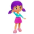 Muñeca Pinypon Top Girl De 11 Cm Con Stickers - comprar online