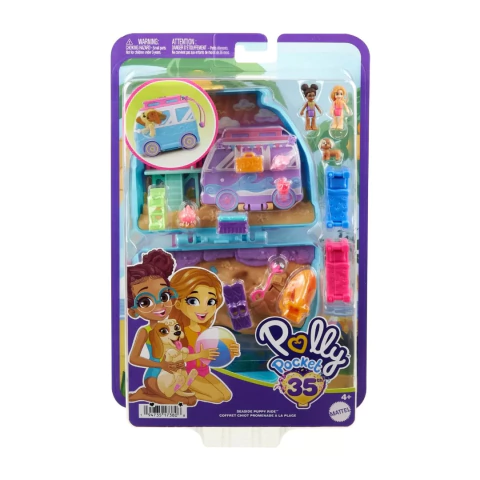 Polly Pocket Set De Juego Estuche De Perrito Playero