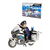 Figura Policia Con Moto y Accesorios Power Planet Ql888-65C