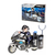 Figura Policia Con Moto y Accesorios Power Planet Ql888-65D