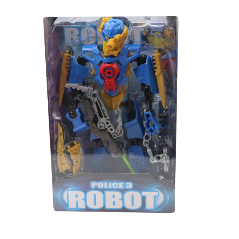 Police 3 Muñeco Robot Articulado Fd92018-26