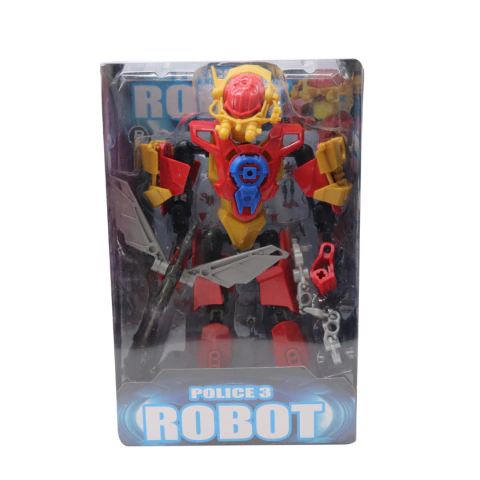 Police 3 Muñeco Robot Articulado Fd92018-26 - comprar online