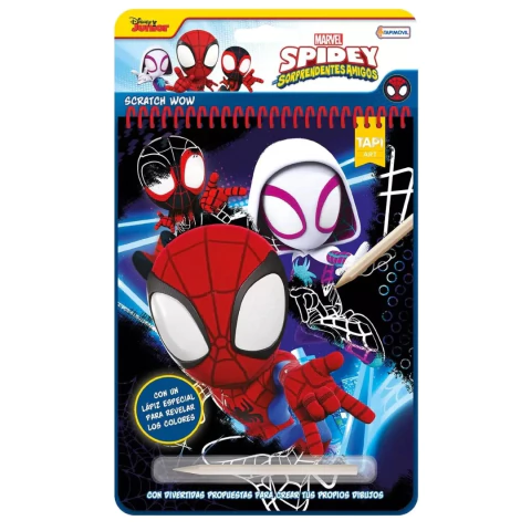 Scratch Wow Lapiz Magico Para Colorear Dibujos Spidey
